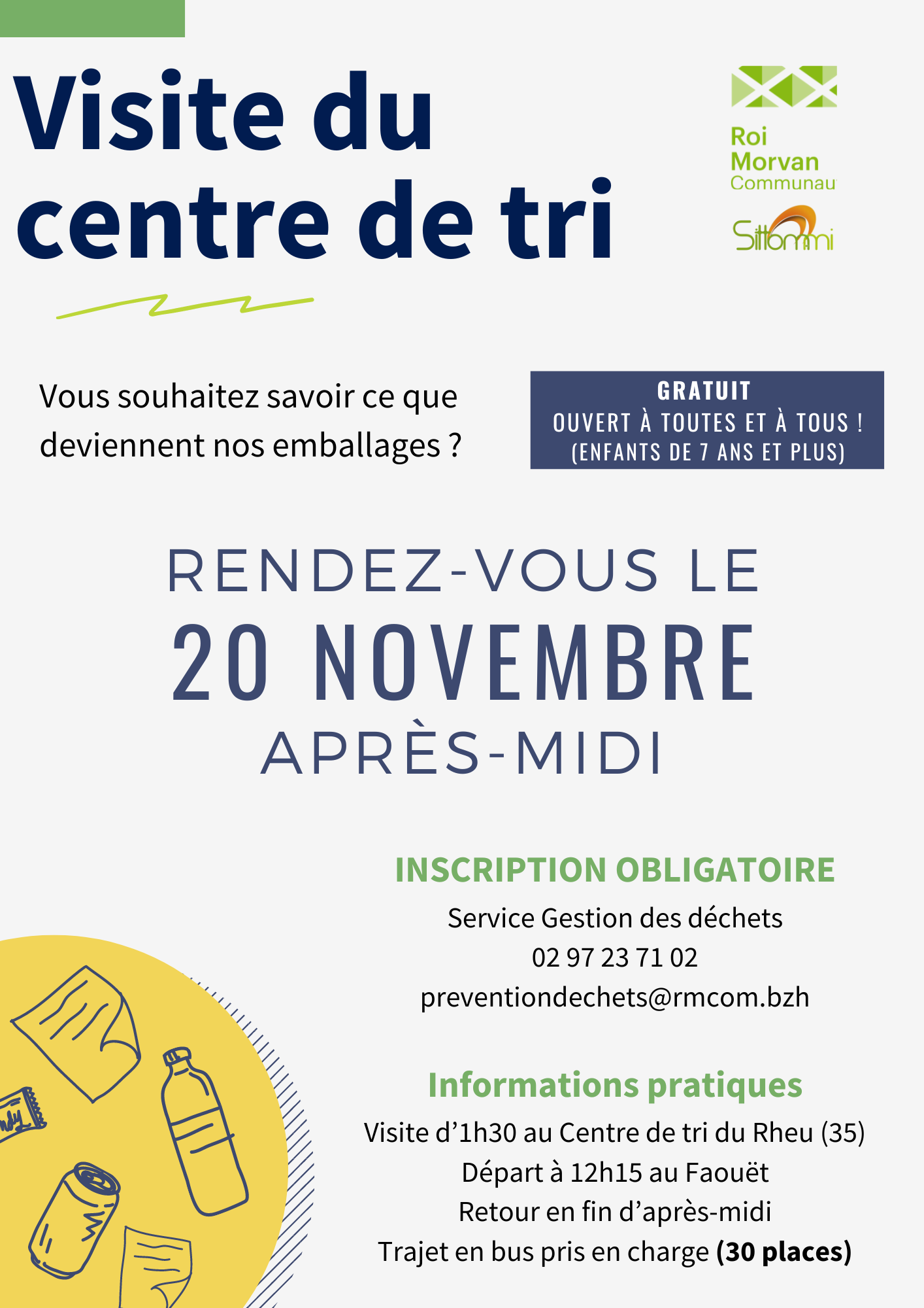 VISITE DU CENTRE DE TRI