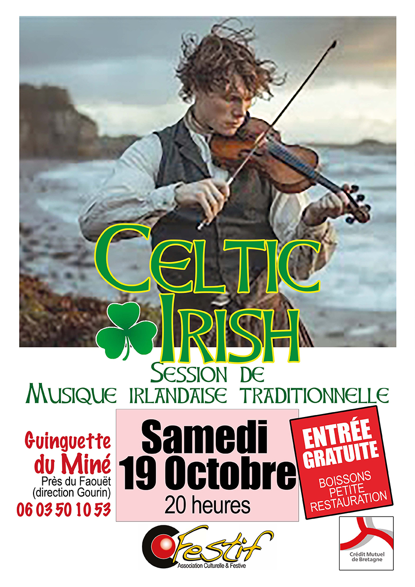 Session de musique traditionnelle irlandaise