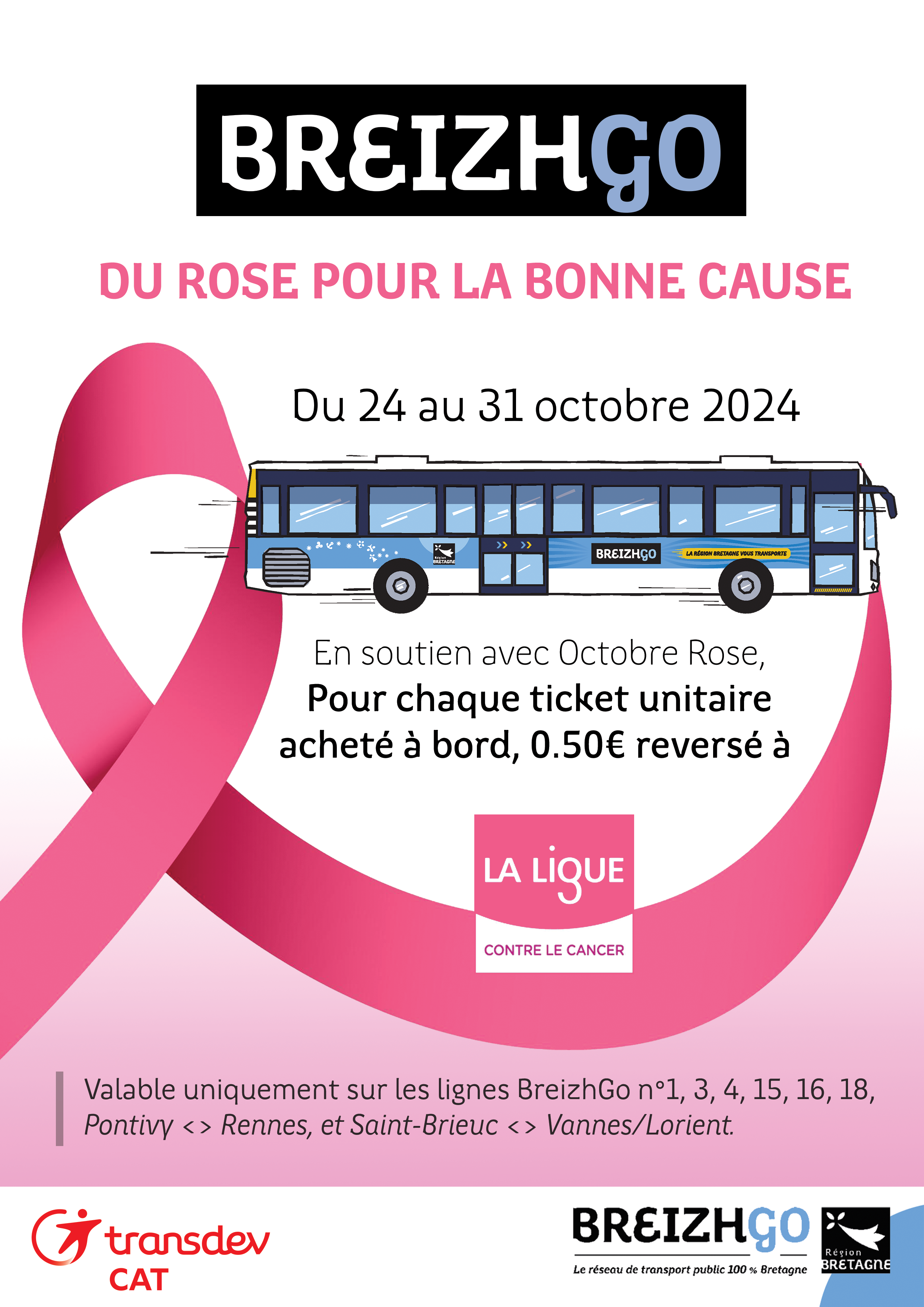 BreizhGo du rose pour la bonne cause !